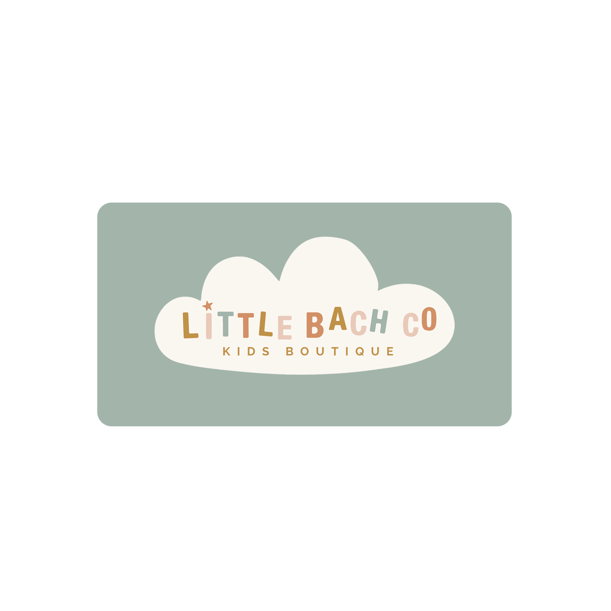 Little Bach Co. digital gift card delivered by email, redeemable online for baby and kids gifts